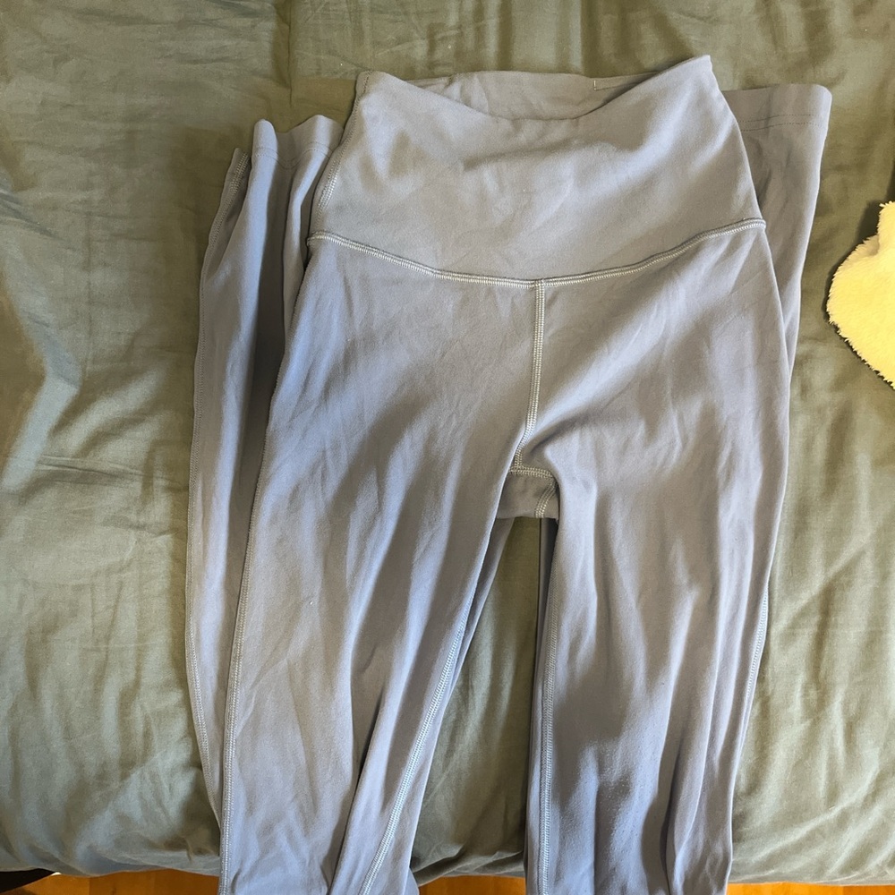 Lululemon blueish-grey flared Leggings